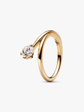 Pandora FINAL SALE - Nova 14k Gold Lab-grown Diamond Asymmetric Ring